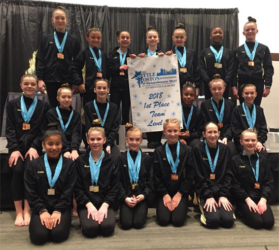 Level 5 Team in Boston | Bright Raven Gymnastics
