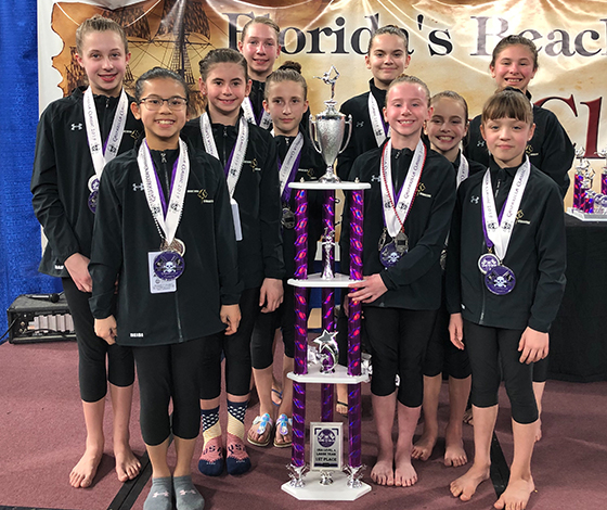 Bright Raven Level 4 Team Places 1st at Gasparilla